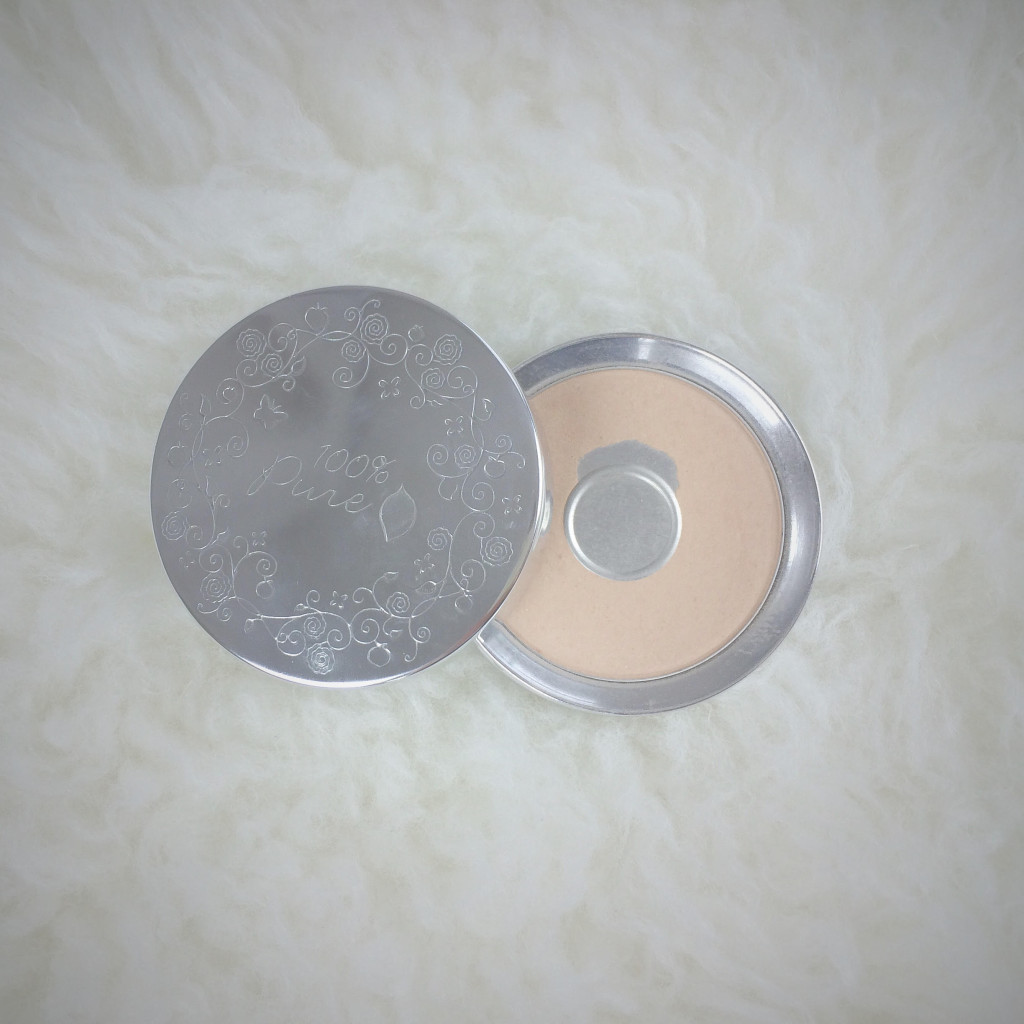 100 percent pure pressed powder foundation in creme