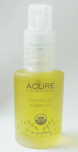 Bottle of Acure argan Oil