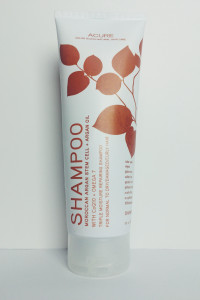 Tube of Acure Organics moroccan argan stem cell & argan oil shampoo