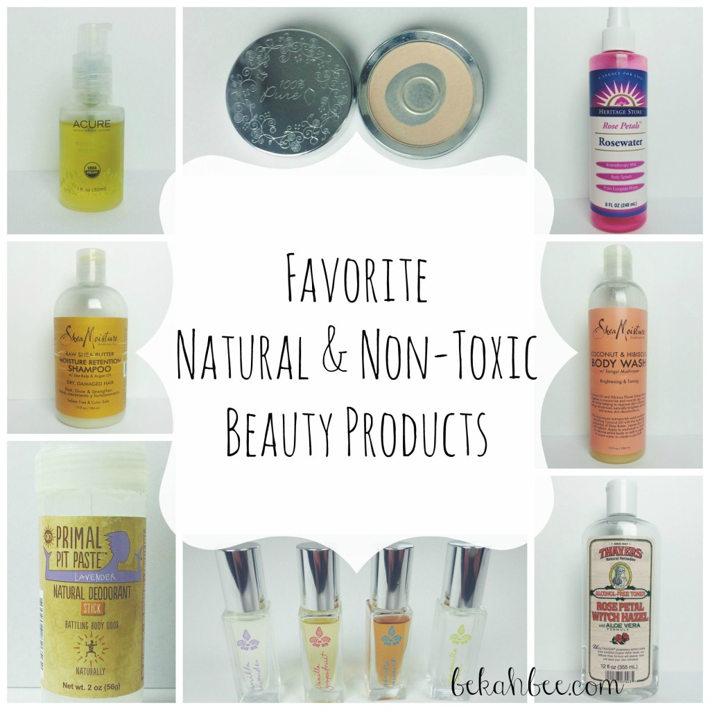Favorite natural & non-toxic beauty products