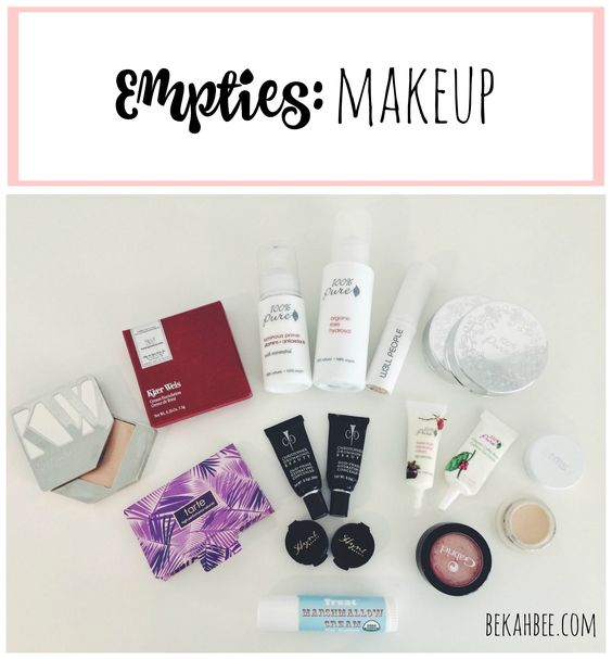 Empties: makeup