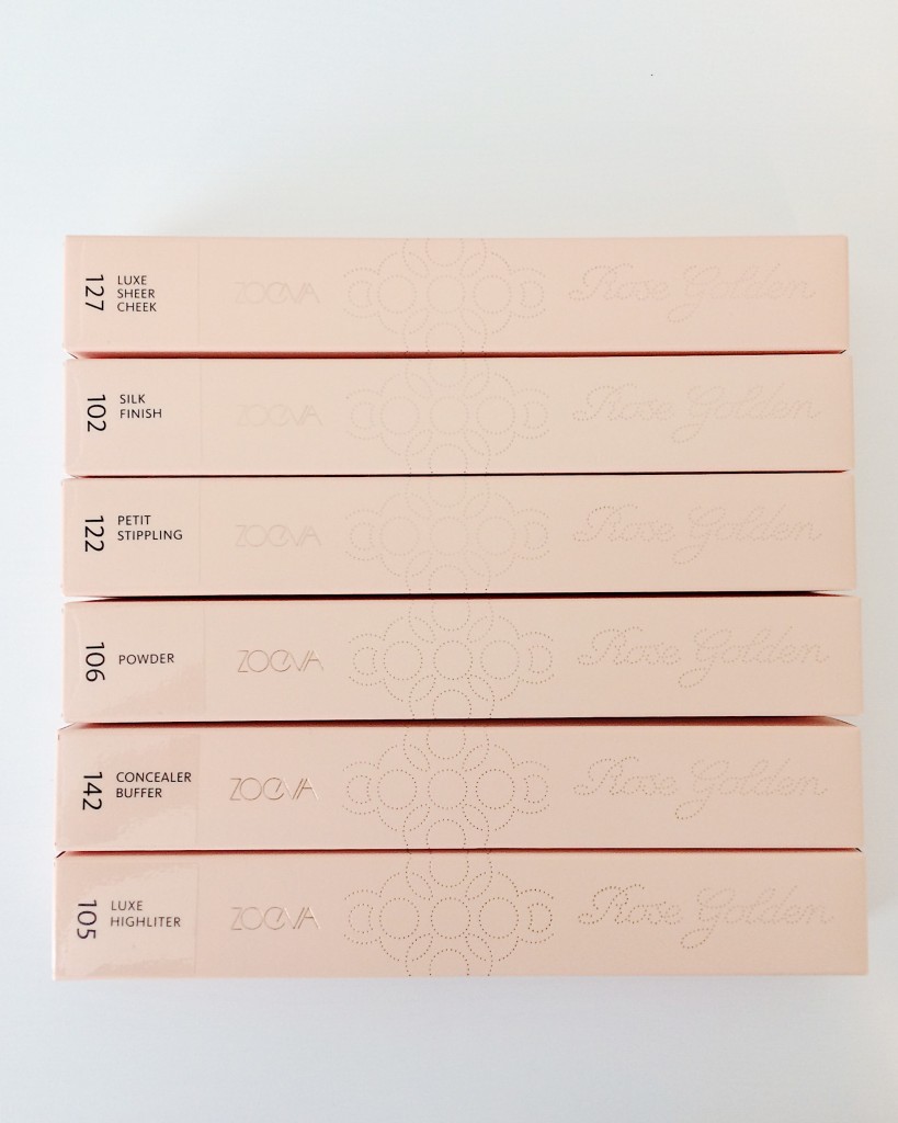 zoeva makeup brush boxes with labels