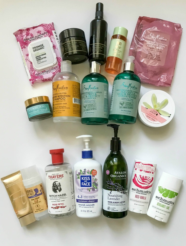 empties beauty and body products